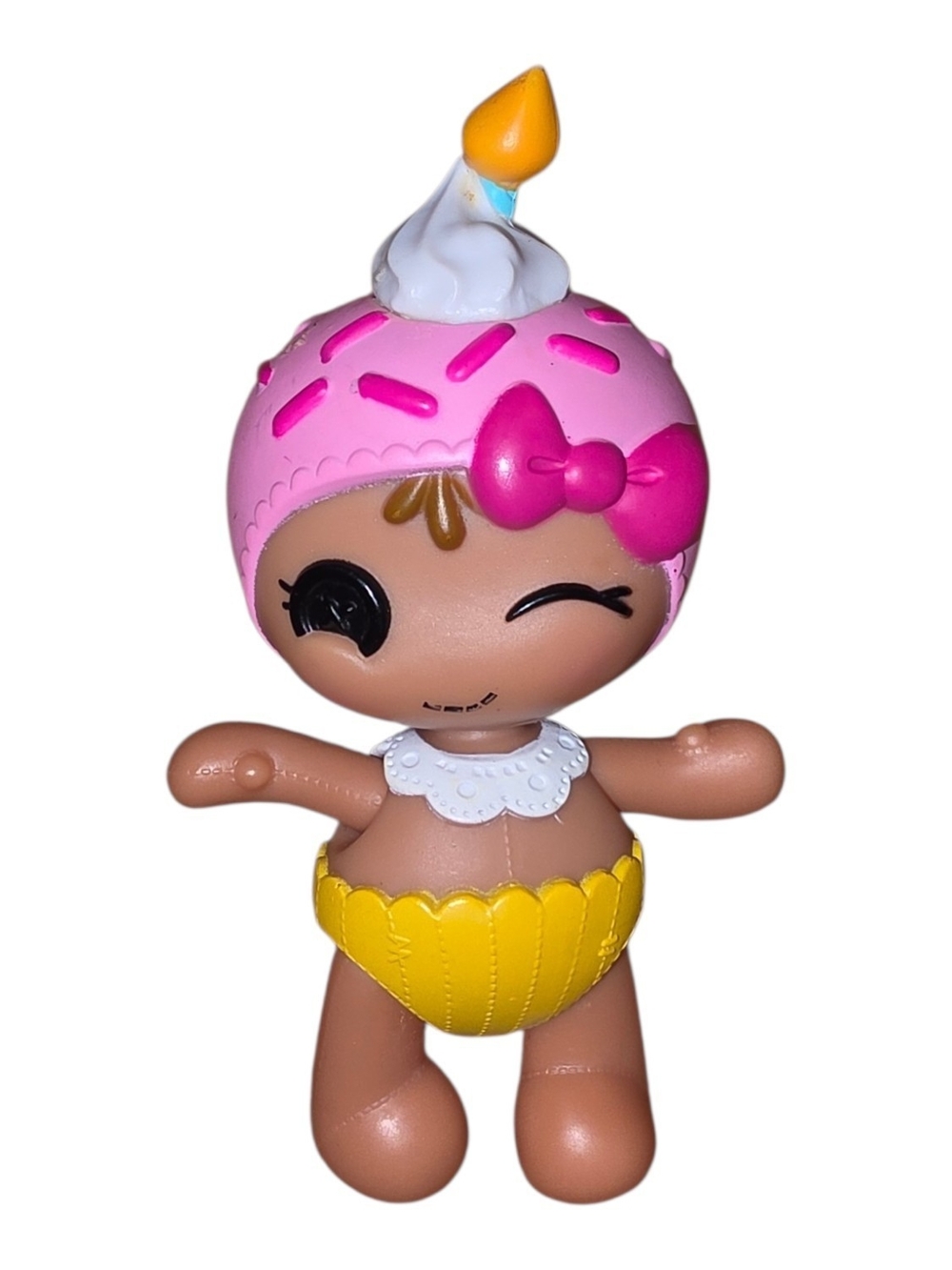 Lalaloopsy Babies Newborns 4.5” I’m Giggly Pink Cupcake Figure Doll